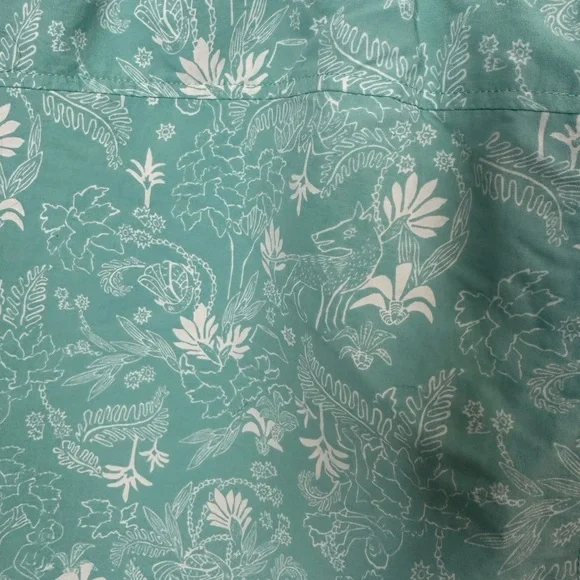 Patagonia Baggies 5” shorts women’s sz XL teal pattern pockets activewear hiking - Picture 3 of 4